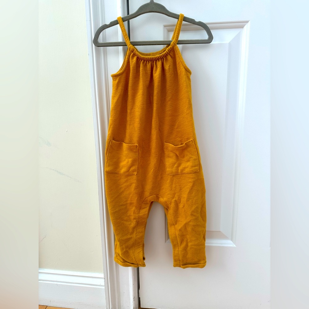 Mustard Yellow Toddler Jumpsuit